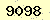 請輸入此驗證碼 : 9098