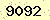 請輸入此驗證碼 : 9092