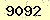 請輸入此驗證碼 : 9092