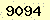 請輸入此驗證碼 : 9094