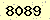 請輸入此驗證碼 : 8089