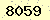 請輸入此驗證碼 : 8059