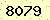 請輸入此驗證碼 : 8079