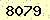 請輸入此驗證碼 : 8079