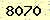請輸入此驗證碼 : 8070