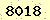 請輸入此驗證碼 : 8018