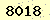 請輸入此驗證碼 : 8018