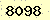 請輸入此驗證碼 : 8098