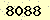 請輸入此驗證碼 : 8088