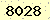 請輸入此驗證碼 : 8028