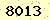 請輸入此驗證碼 : 8013