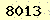 請輸入此驗證碼 : 8013
