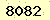 請輸入此驗證碼 : 8082