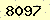 請輸入此驗證碼 : 8097
