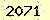 請輸入此驗證碼 : 2071