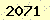 請輸入此驗證碼 : 2071