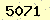 請輸入此驗證碼 : 5071