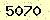 請輸入此驗證碼 : 5070