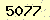 請輸入此驗證碼 : 5077