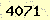 請輸入此驗證碼 : 4071