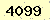 請輸入此驗證碼 : 4099