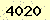 請輸入此驗證碼 : 4020
