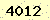 請輸入此驗證碼 : 4012
