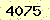 請輸入此驗證碼 : 4075