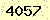 請輸入此驗證碼 : 4057