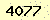 請輸入此驗證碼 : 4077
