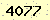 請輸入此驗證碼 : 4077