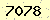 請輸入此驗證碼 : 7078