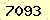 請輸入此驗證碼 : 7093