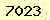 請輸入此驗證碼 : 7023
