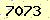 請輸入此驗證碼 : 7073