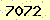 請輸入此驗證碼 : 7072