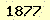 請輸入此驗證碼 : 1877