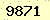 請輸入此驗證碼 : 9871