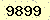 請輸入此驗證碼 : 9899