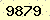請輸入此驗證碼 : 9879