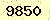 請輸入此驗證碼 : 9850