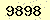 請輸入此驗證碼 : 9898