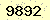 請輸入此驗證碼 : 9892