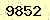 請輸入此驗證碼 : 9852