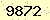 請輸入此驗證碼 : 9872