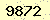 請輸入此驗證碼 : 9872