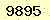 請輸入此驗證碼 : 9895
