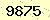請輸入此驗證碼 : 9875