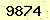 請輸入此驗證碼 : 9874