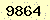 請輸入此驗證碼 : 9864